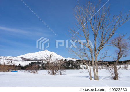 Otatomari swamp in Rishiri Island in winter Otatomari swamp in Rishiri Island in winter 40322280
