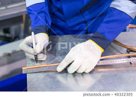 clothes, work, manufactury concept.  40322305