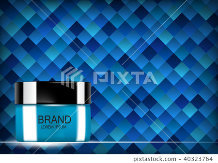 Design Cosmetics Product  Template for Ads or Magazine Background. 3D Realistic Vector Iillustration 40323764