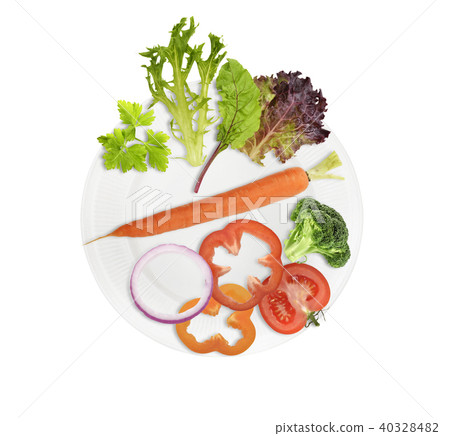 Healthy food plate 40328482