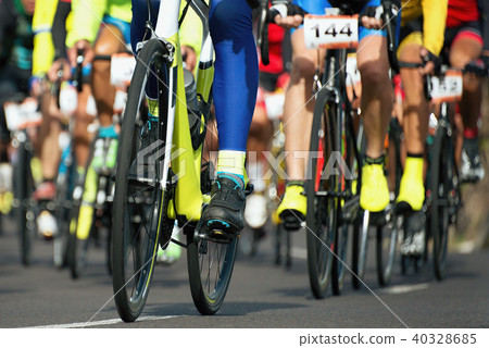 Cycling competition,cyclist athletes riding a race Cycling competition,cyclist athletes riding a race 40328685