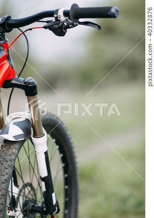 Bicycle at countryside road background Bicycle at countryside road background 40332876