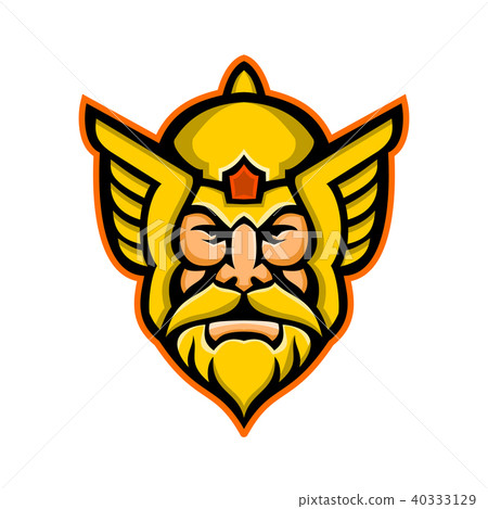 Thor Norse God mascot 40333129