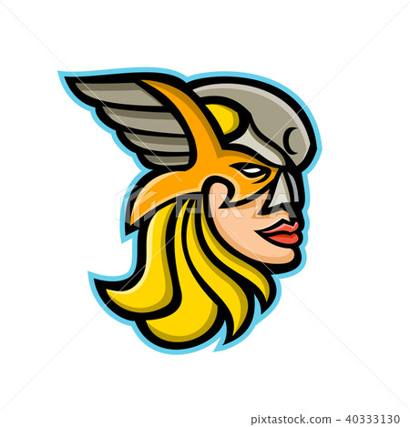 Valkyrie Warrior Mascot 40333130
