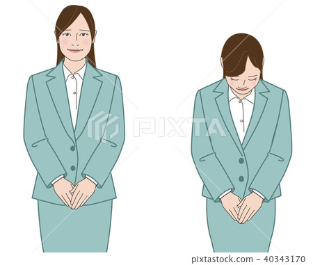 一個穿西裝的女人。 40343170