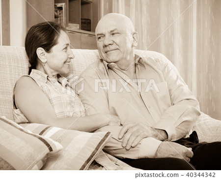 Happy mature couple together Happy mature couple together 40344342