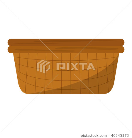 Empty basket picnic - Stock Illustration [40345373] - PIXTA
