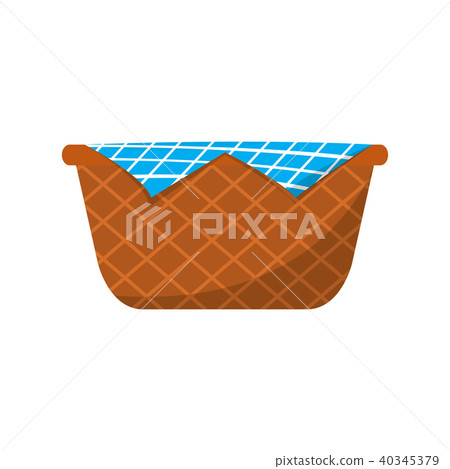 Empty basket picnic Empty basket picnic 40345379
