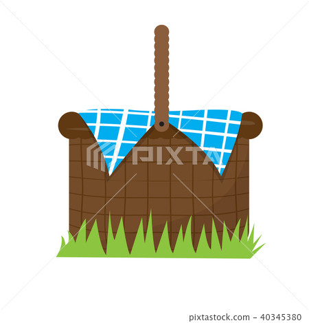 Empty basket picnic Empty basket picnic 40345380