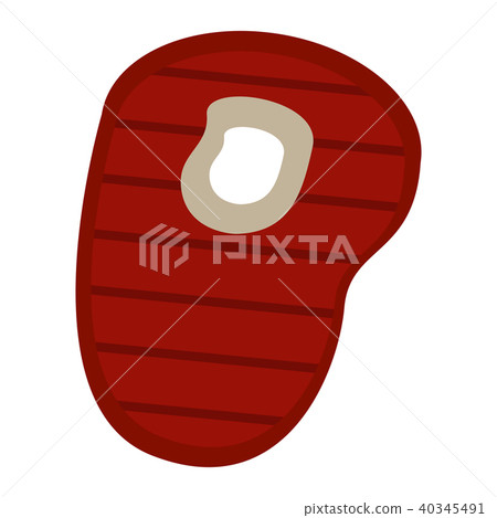 Roasted meat icon 40345491