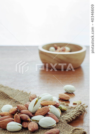 Almond on sackcloth. Almond on sackcloth. 40346609