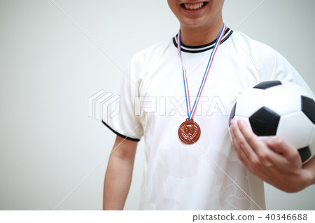 足球五人制足球（運動體育男子銅牌四分之一決賽勝利第三名成功比賽不露面） 40346688