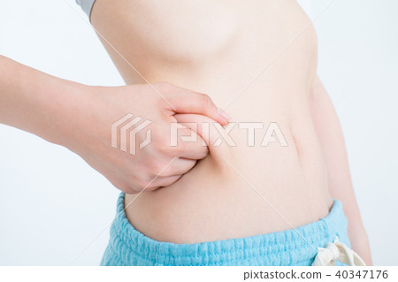 Woman stomach 40347176