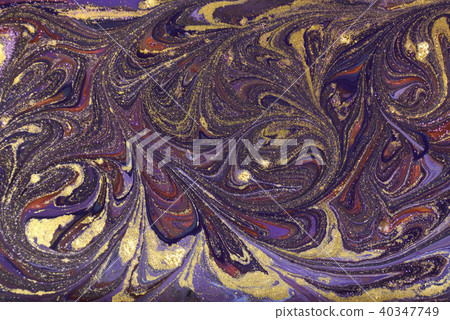 Marble abstract acrylic background. Violet marbling artwork texture. Marbled ripple pattern. Marble abstract acrylic background. Violet marbling artwork texture. Marbled ripple pattern. 40347749