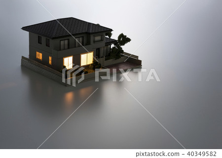 House model with lights House model with lights 40349582