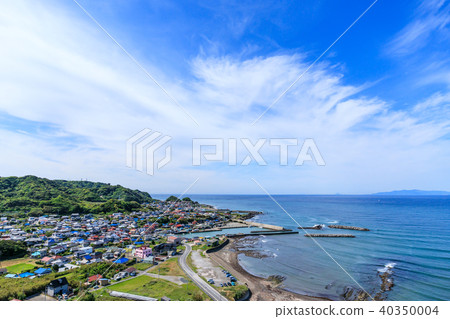 Aerial view near Tirayama city Hirasagoura coast 40350004