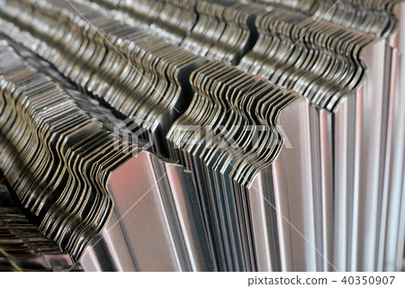 Corrugated metal siding 40350907