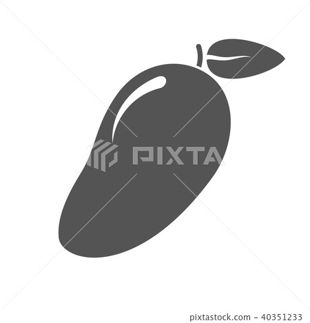 Mango silhouette icon 40351233
