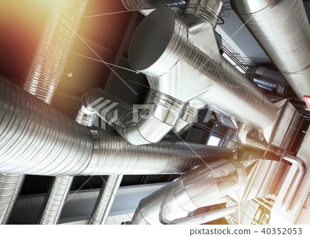 Ventilation pipes  ducts  industrial air condition 40352053