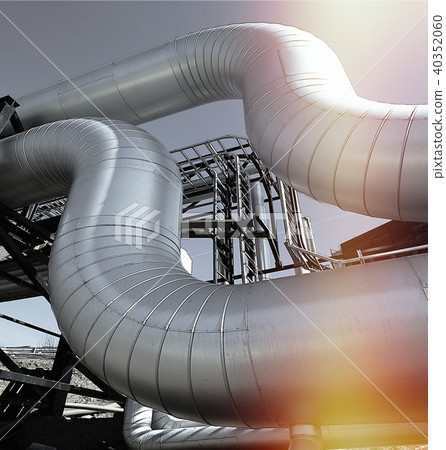 Industrial zone, Steel pipelines and valves 40352060
