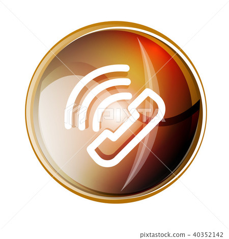 Phone support call center button 40352142