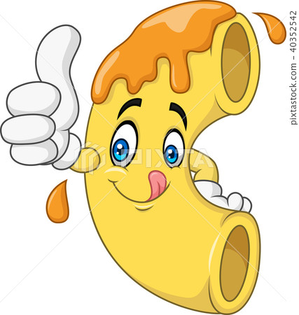 Macaroni and Cheese Cartoon Character 40352542