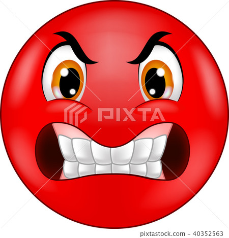 Angry smiley emoticon Angry smiley emoticon 40352563