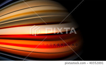 Abstract wave lines fluid color stripes 40352891