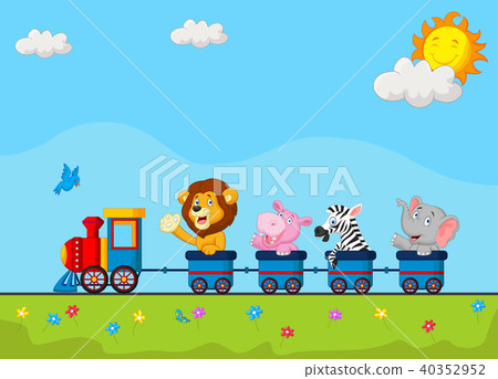 Animals on train 40352952
