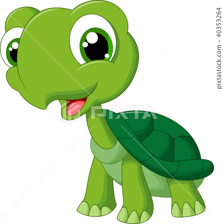Cute cartoon turtle Cute cartoon turtle 40353264