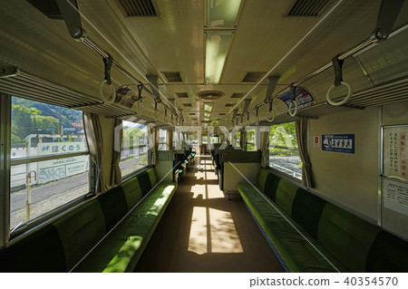 Inside the nagara 200 type (201) parked at Hoshino Station 40354570