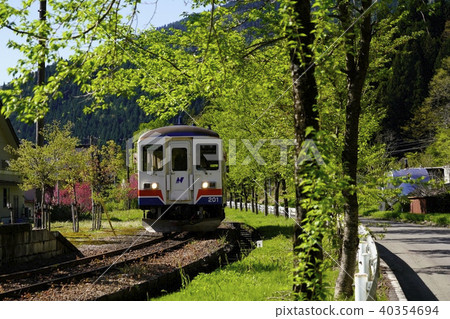 Nagara 200 type 201 traveling towards Hoshino Station 40354694