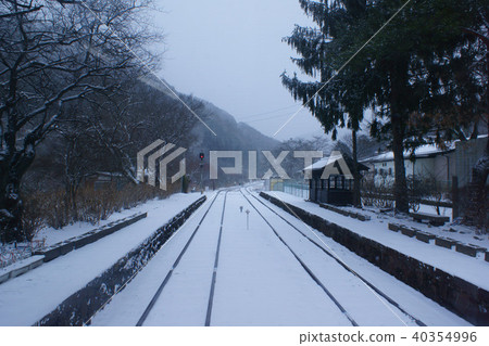 Watarase Valley Shinto Road Watarase Valley Line Winter 40354996