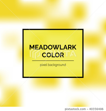 Beautiful Meadowlark Square Pixel Background. Tren 40356486