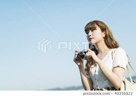 Women Only Travel Camera Women Sea Port Women Only Travel Camera Women Sea Port 40356822