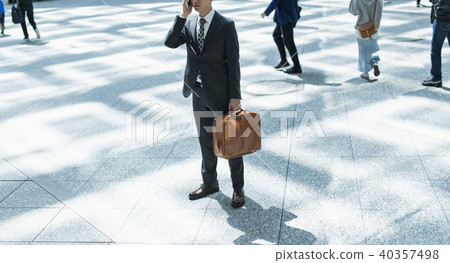 Young businessman part cut image Young businessman part cut image 40357498