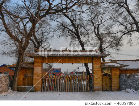 Rural houses in Harbin, China Rural houses in Harbin, China 40357806