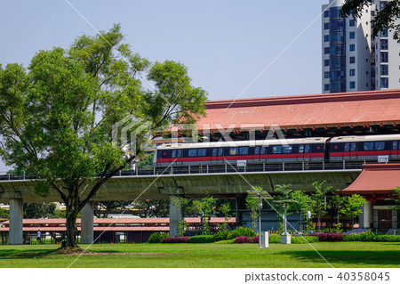 Chinese Garden MRT Station in Singapore 40358045
