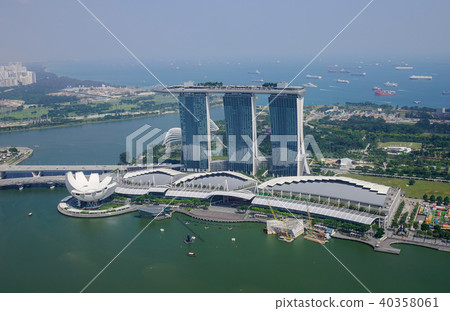 Aerial view of Singapore 40358061