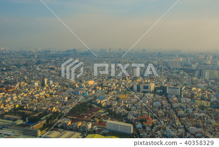 Aerial view of Saigon, Vietnam Aerial view of Saigon, Vietnam 40358329