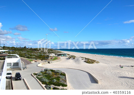 Australia Australia's capital city city beach from Perth City view towards Fremantle over the park Australia Australia's capital city city beach from Perth City view towards Fremantle over the park 40359116