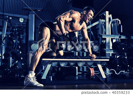 bodybuilder in gym bodybuilder in gym 40359233