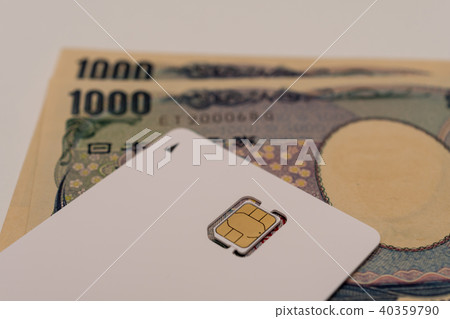 SIM卡Sumaho千日元票據 SIM卡Sumaho千日元票據 40359790