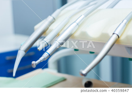 Professional dentist tools in the dental office. Dental hygiene Professional dentist tools in the dental office. Dental hygiene 40359847
