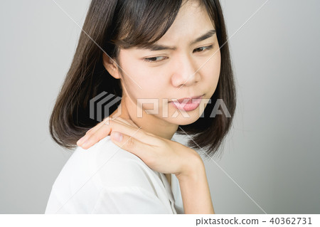 girl in white casual dress catch that shoulder 40362731