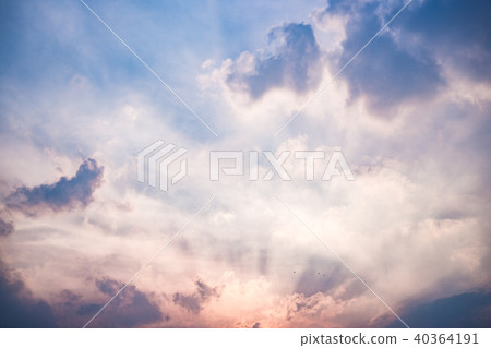 台北,天際線,雲隙光,城市,Taipei, skyline, crepuscular rays 40364191