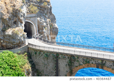 road of Amalfi coast, Italy 40364487