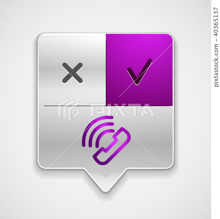 Vector phone support web button 40365137