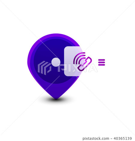 Vector phone support web button 40365139