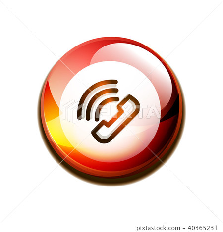 Phone support call center button 40365231